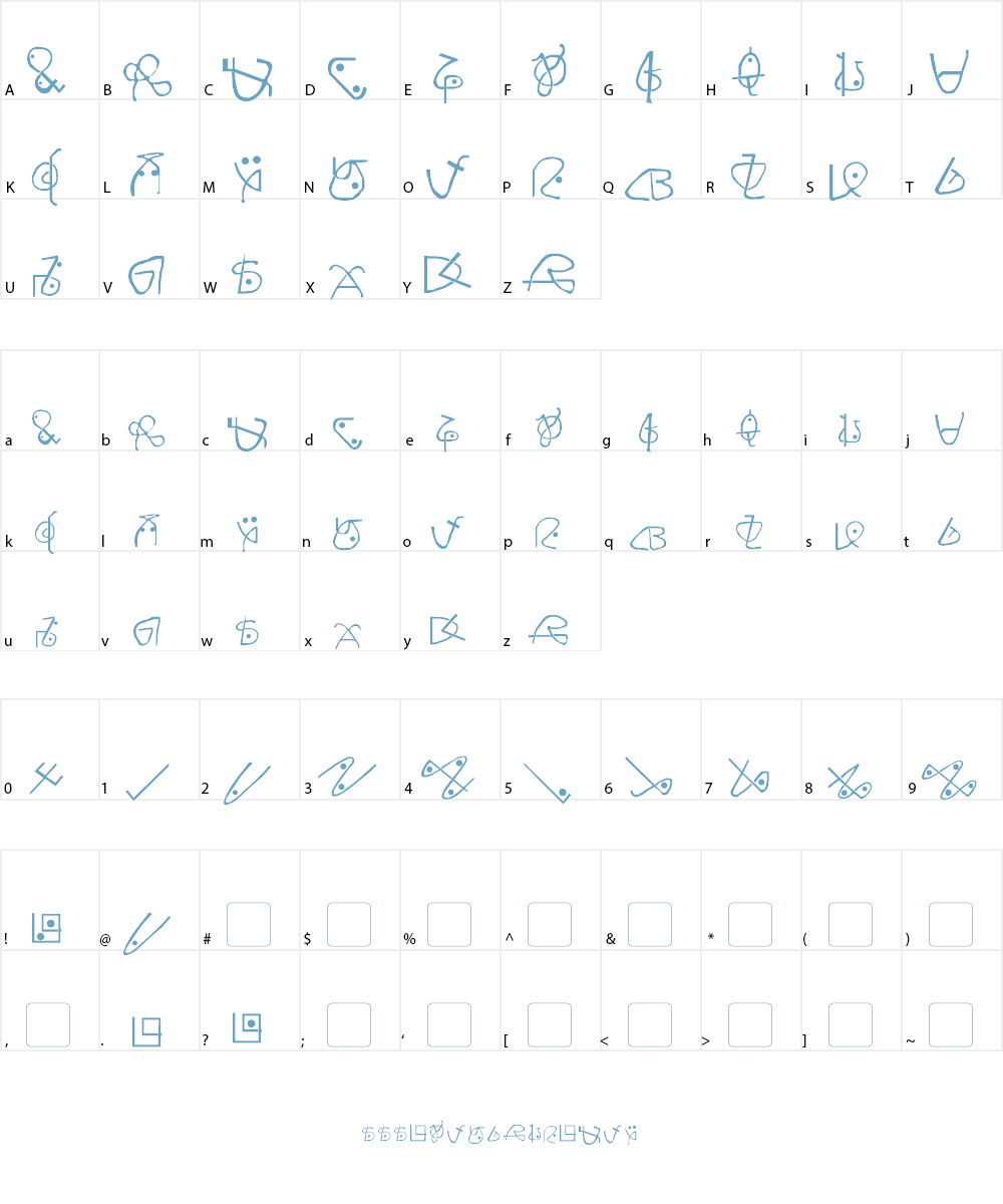 Giedi Zentran Font Character